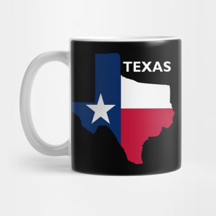 Texas Map Flag Mug